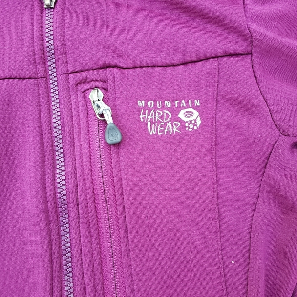 Mountain Hardwear| Full Zip Up Outdoor Jacket Polartec Purple Size Small - Picture 11 of 11